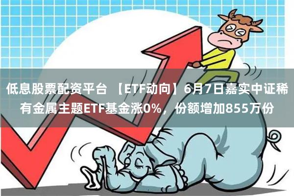 低息股票配资平台 【ETF动向】6月7日嘉实中证稀有金属主题ETF基金涨0%，份额增加855万份