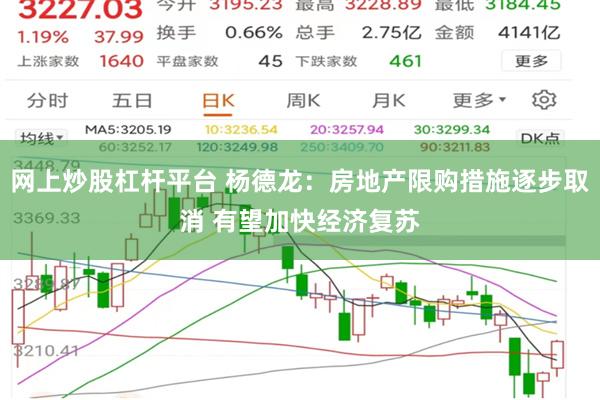 网上炒股杠杆平台 杨德龙：房地产限购措施逐步取消 有望加快经济复苏