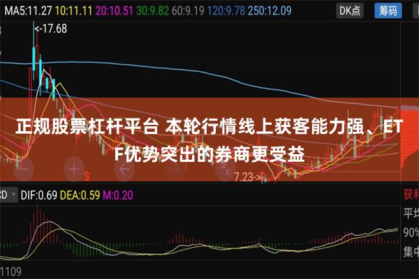 正规股票杠杆平台 本轮行情线上获客能力强、ETF优势突出的券商更受益